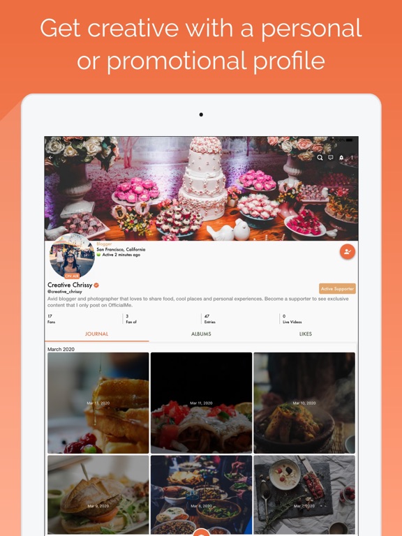 OfficialMe iPad screenshot 4 - Social Networking app