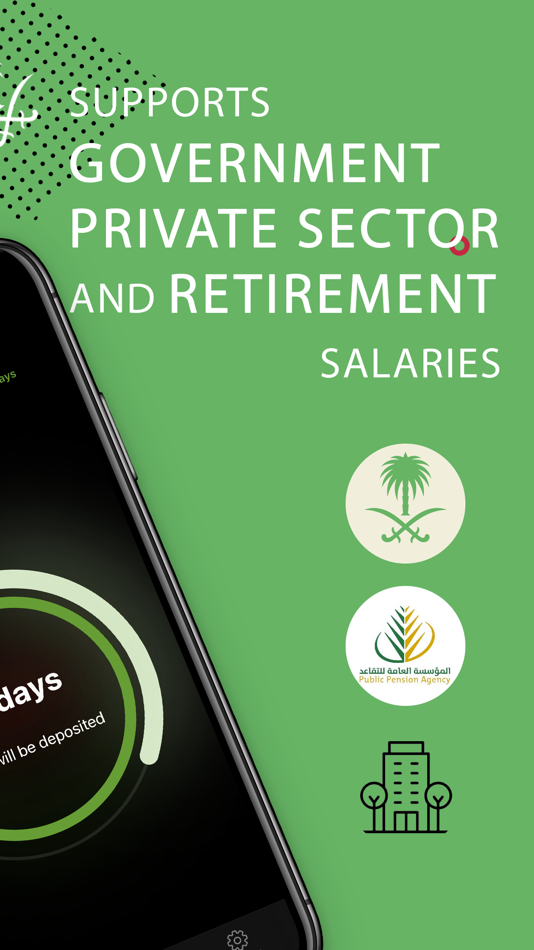 #2. Rawateb - Next Salary Dates (iOS) By: Hatim Makki