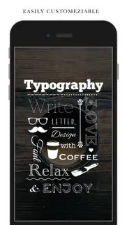 typography designer iphone screenshot 3