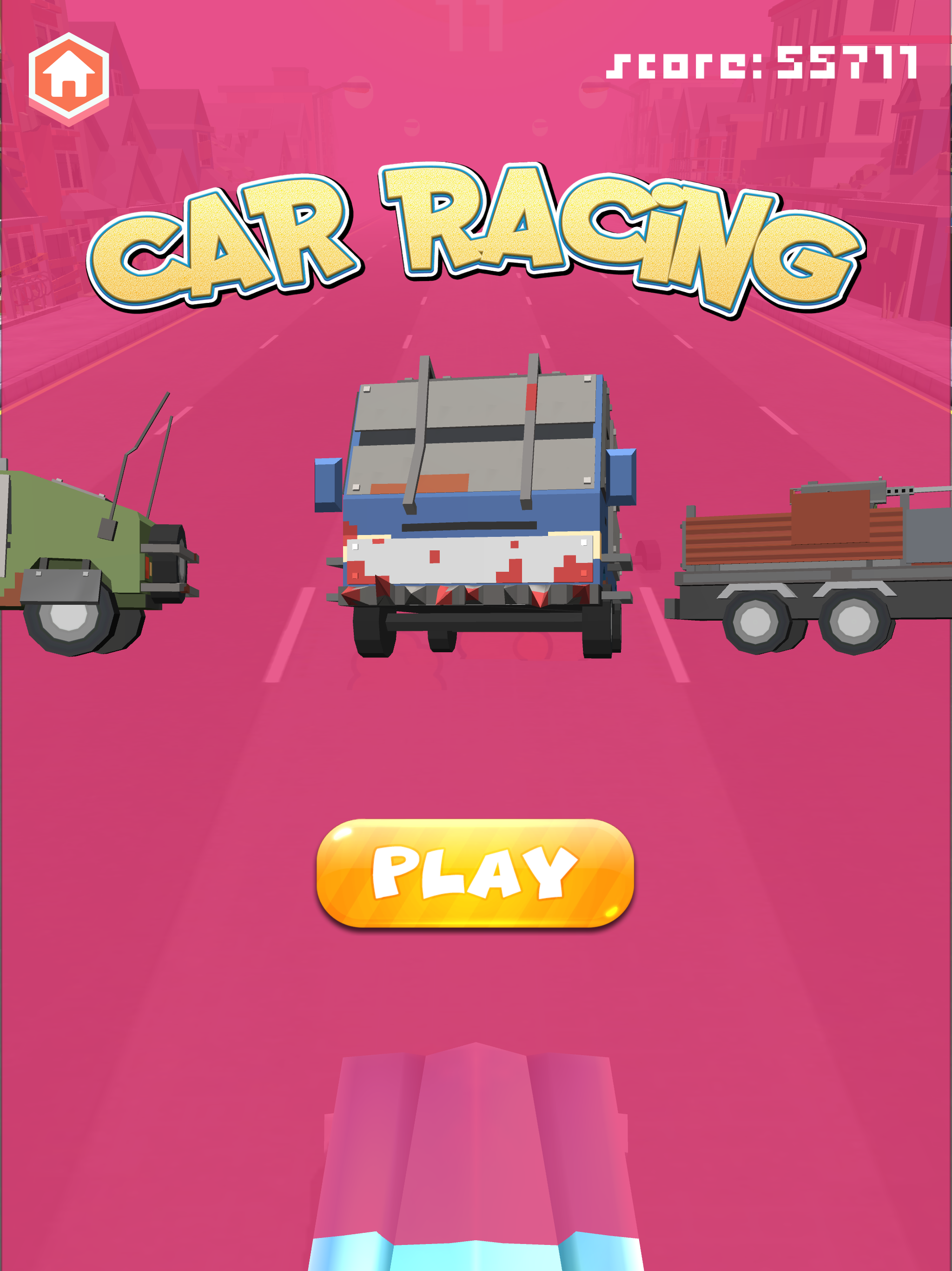 car obstacle racing game - virtual racing results