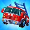 Car games repair truck tractor icon