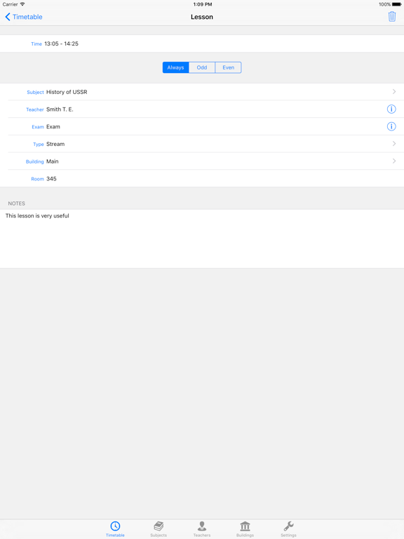 App screenshot