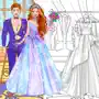 Wedding Dress Up Coloring Book