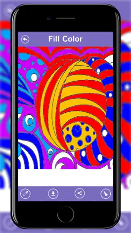 Game screenshot Abstract Color Pages For Adults.Antistress Therapy hack