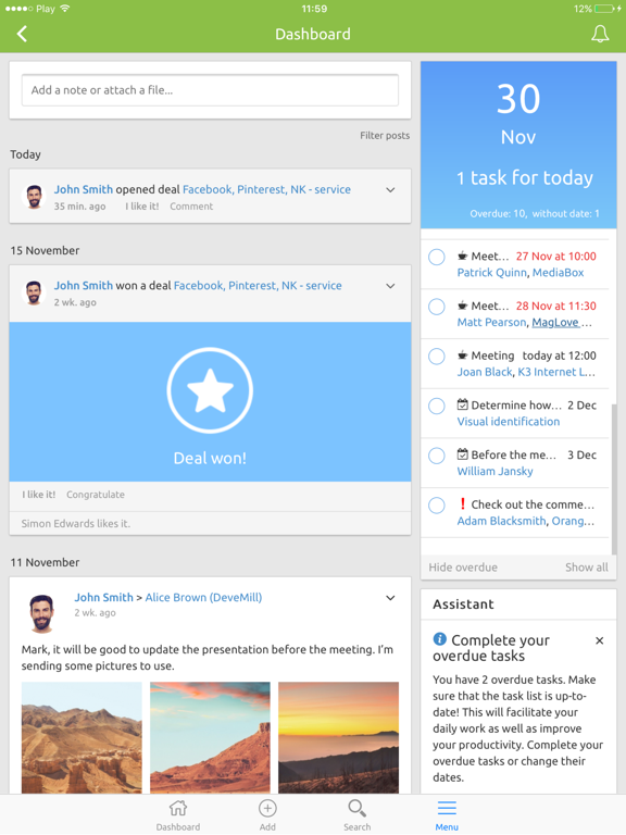 Screenshot #4 pour Livespace - Sales CRM