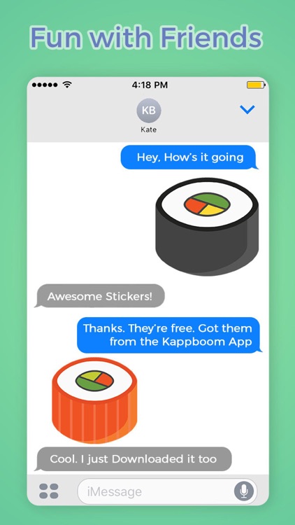 Sushi Pieces Stickers