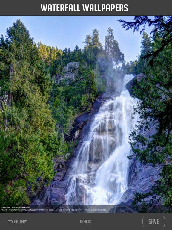 Screenshot #6 pour Waterfall Wallpaper