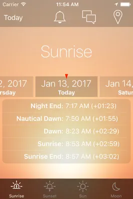 Game screenshot Sunrise Sunset Info mod apk