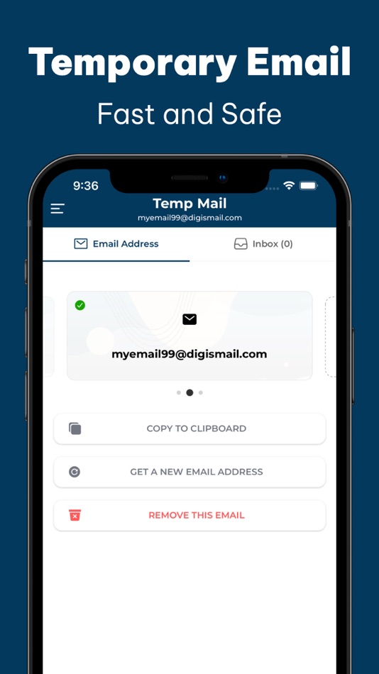 #1. Temp Mail - Temporary Mail Box (iOS) By: Hoang Dai