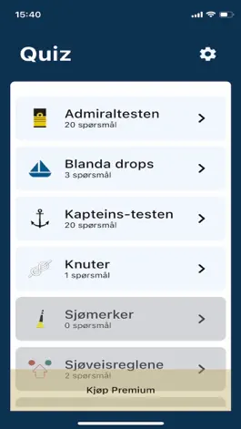 Game screenshot Båtførerprøven - Quizappen apk
