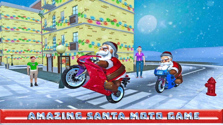 Crazy Santa Moto Gift Delivery Simulator