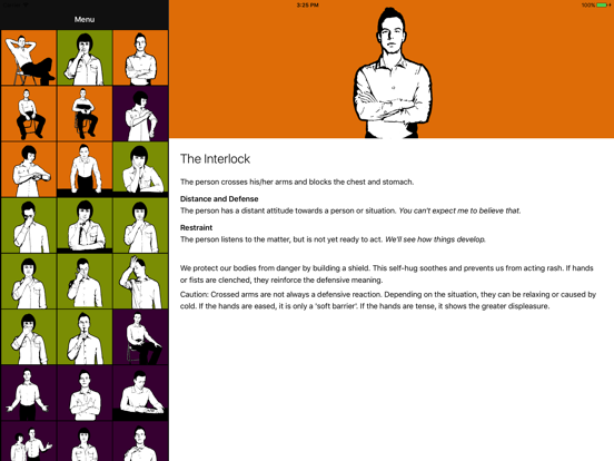 BLT Body Language Trainer iPad app afbeelding 3