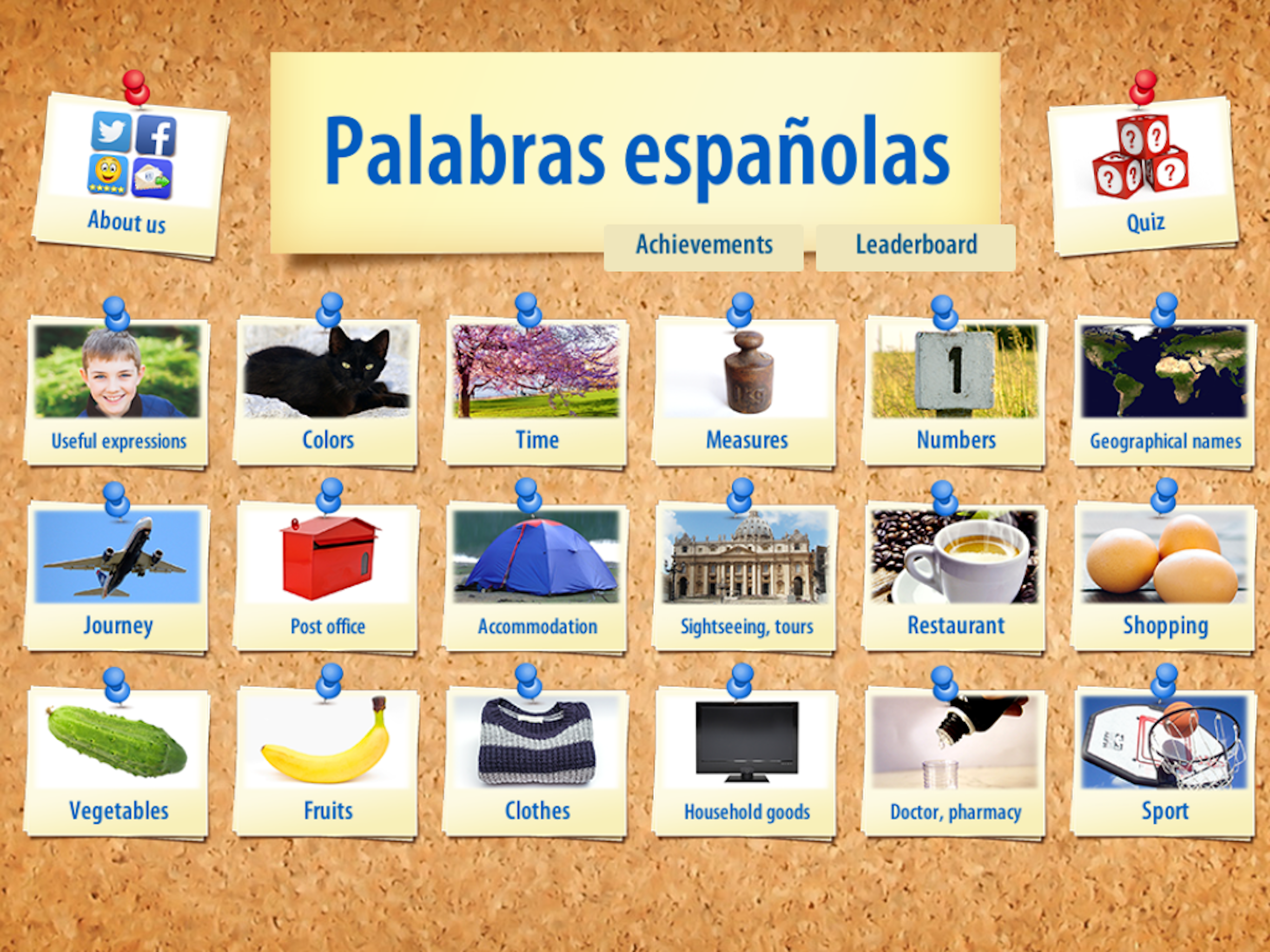 Palabras españolas - Learn Spanish Words Quick screenshot 6