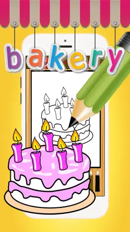 Game screenshot Color ME: Bakery Cup cake Pop Maker Kids Coloring hack