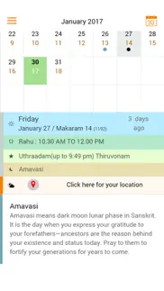 malayalam calendar iphone screenshot 2