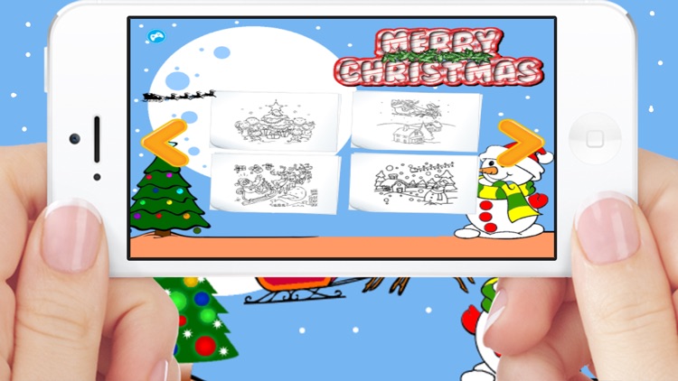 Christmas Santa Coloring Book Games For Kids Free
