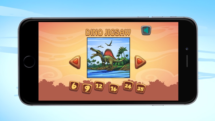 T Rex Dinosaur Jigsaw Puzzle Game for Kids
