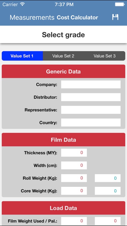 Stretch Film Cost Calculator