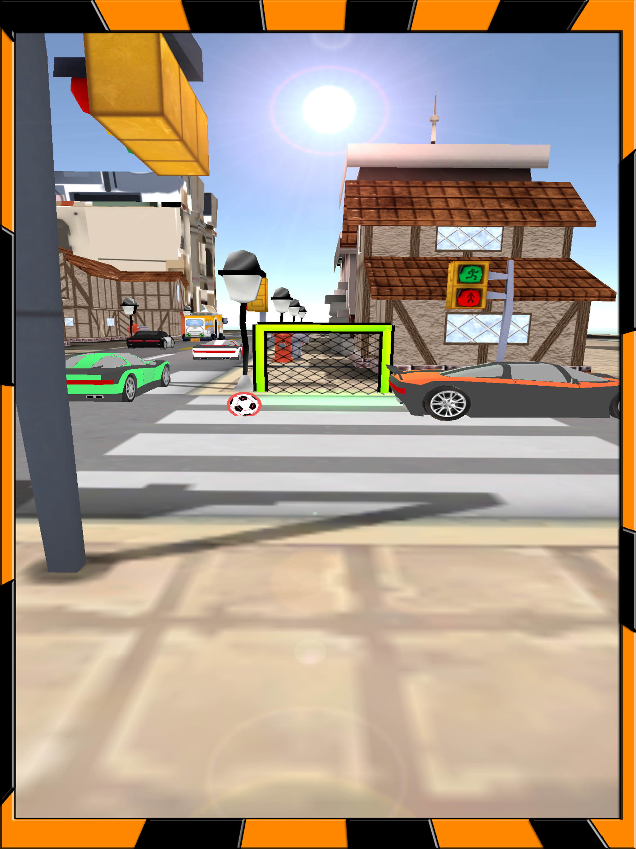 USA Street Football Shooting – Soccer Kickoff game