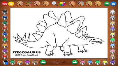 Coloring Book 2: Dinosaurs Screenshot