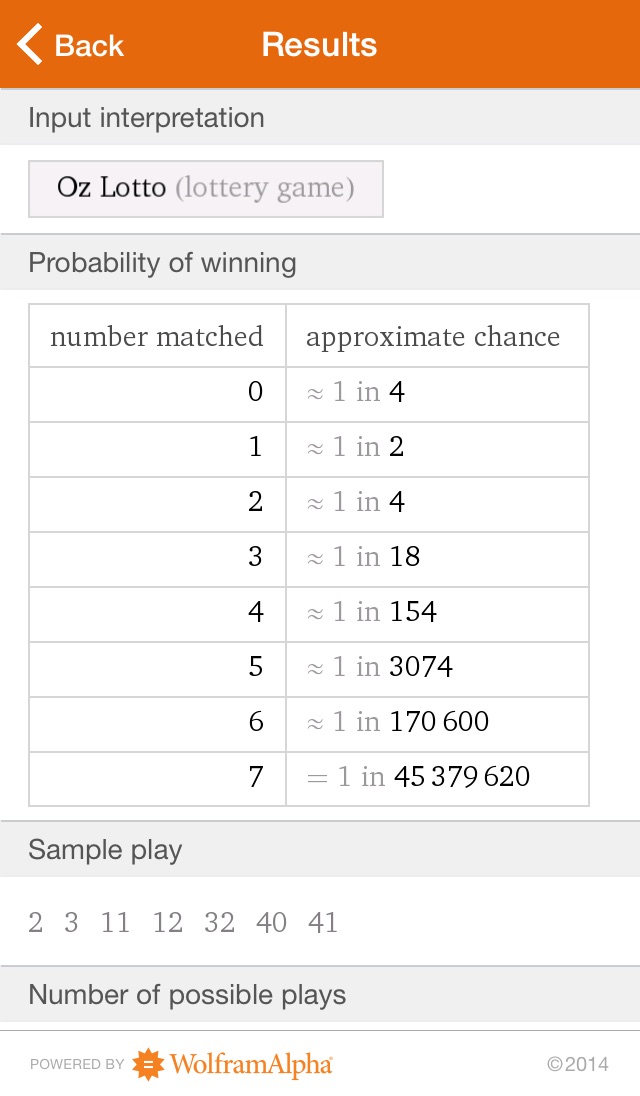 Wolfram Gaming Odds Reference Appのおすすめ画像5