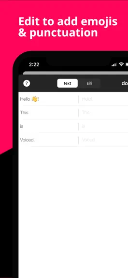 Game screenshot Voiced - Speech to Text+Speech hack