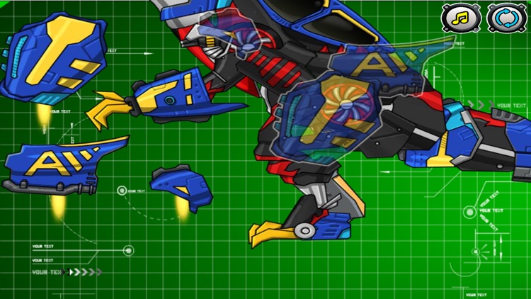 Dinosaur Robots - kids games