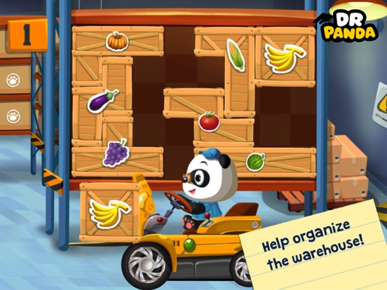 Dr. Panda Supermarket iPad screenshot 4 - Education app
