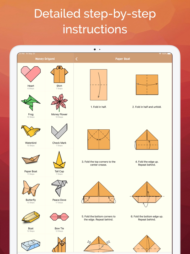 ‎ภาพหน้าจอของขวัญ Origami เงินทำง่าย