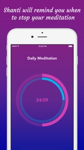 Shanti - Meditation Timer screenshot #4 for iPhone