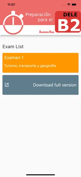 Game screenshot DELE B2 Spanish Examen1 mod apk