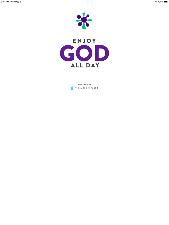 Enjoy God All Day iPad screenshot 1 - Lifestyle app