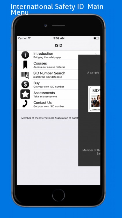 International Safety ID