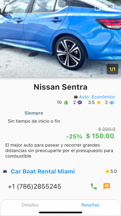 Car Boat Rental Screenshot