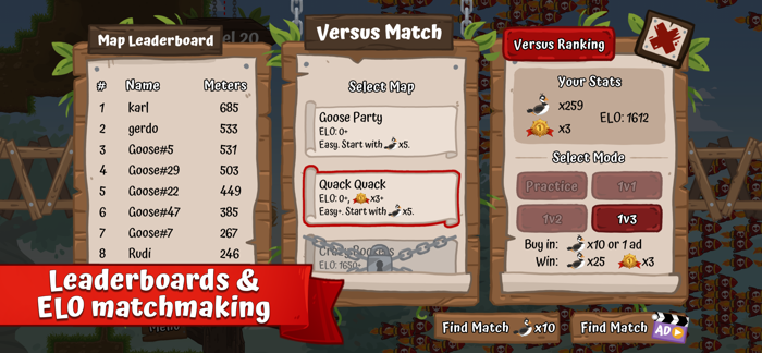 Tap Tap Goose Flap and Fly