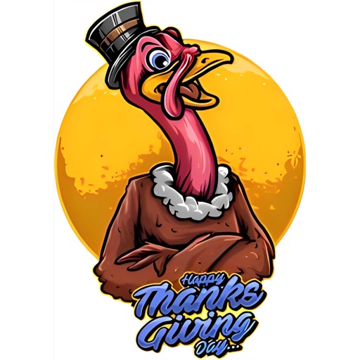 Happy ThanksGiving HD Stickers