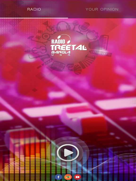 Radio Treetal Bangla iPad screenshot 1 - Entertainment app