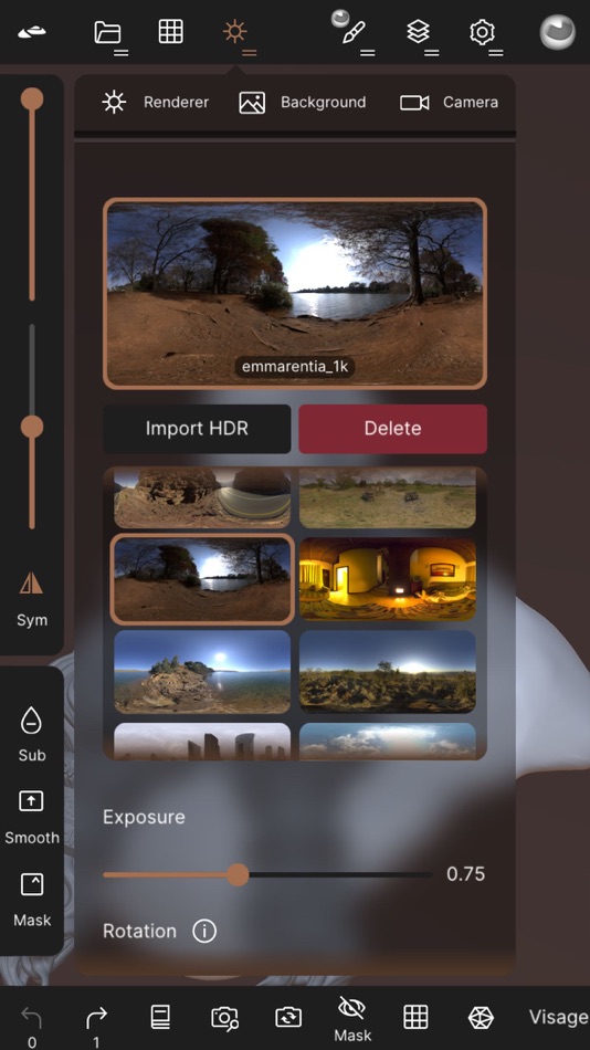 #5. Nomad Sculpt (iOS) 由: Hexanomad
