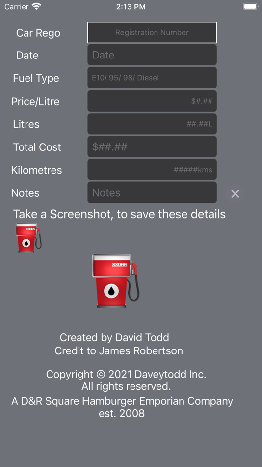 Fuel Info (iOS) 由: David Todd Fuel Info (iOS) 由: David Todd