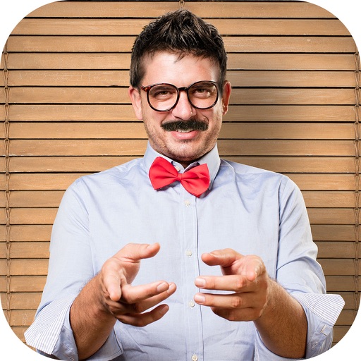 Man Hair Mustache Camera Photo Editor app icon