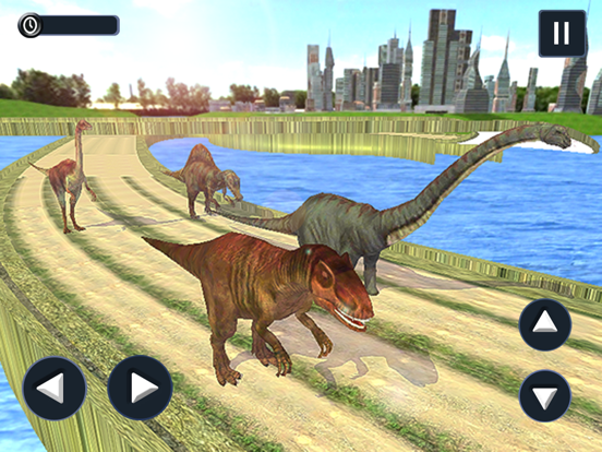 Screenshot #4 pour Jurassic Dinosaur Racing 2