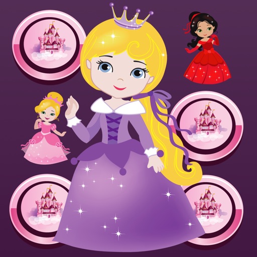 Princess Matching Remember Puzzles Games For Kids Icon