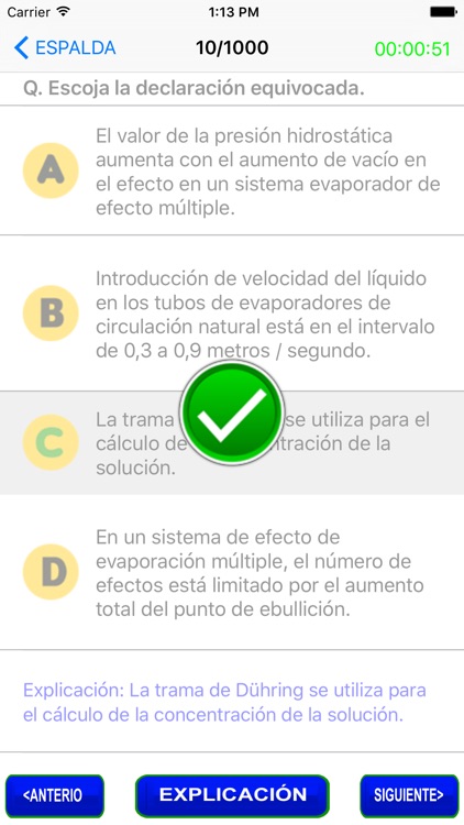 Preguntas sobre Ingeniería Química
