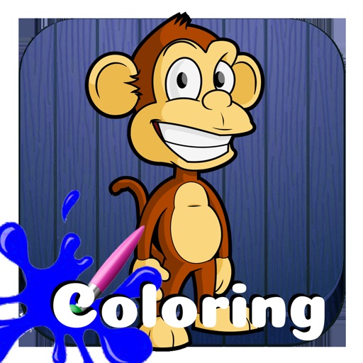 Toddler Monkey Animal Puzzle Game for Children Icon