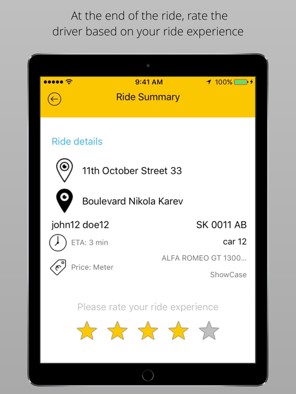 Claxi iPad screenshot 5 - Travel app
