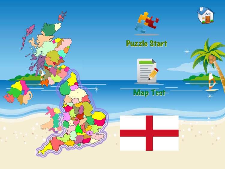 United Kingdom Puzzle Map screenshot-4