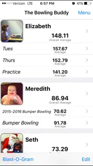 the bowling buddy iphone screenshot 1