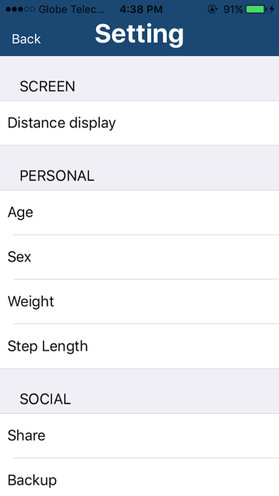 Screenshot #3 pour Stepz - Pedometer Counter, Walking Tracker,Workout