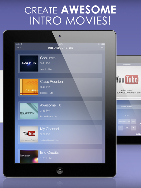 Intro Designer Lite - Create Intros for iMovie screenshot