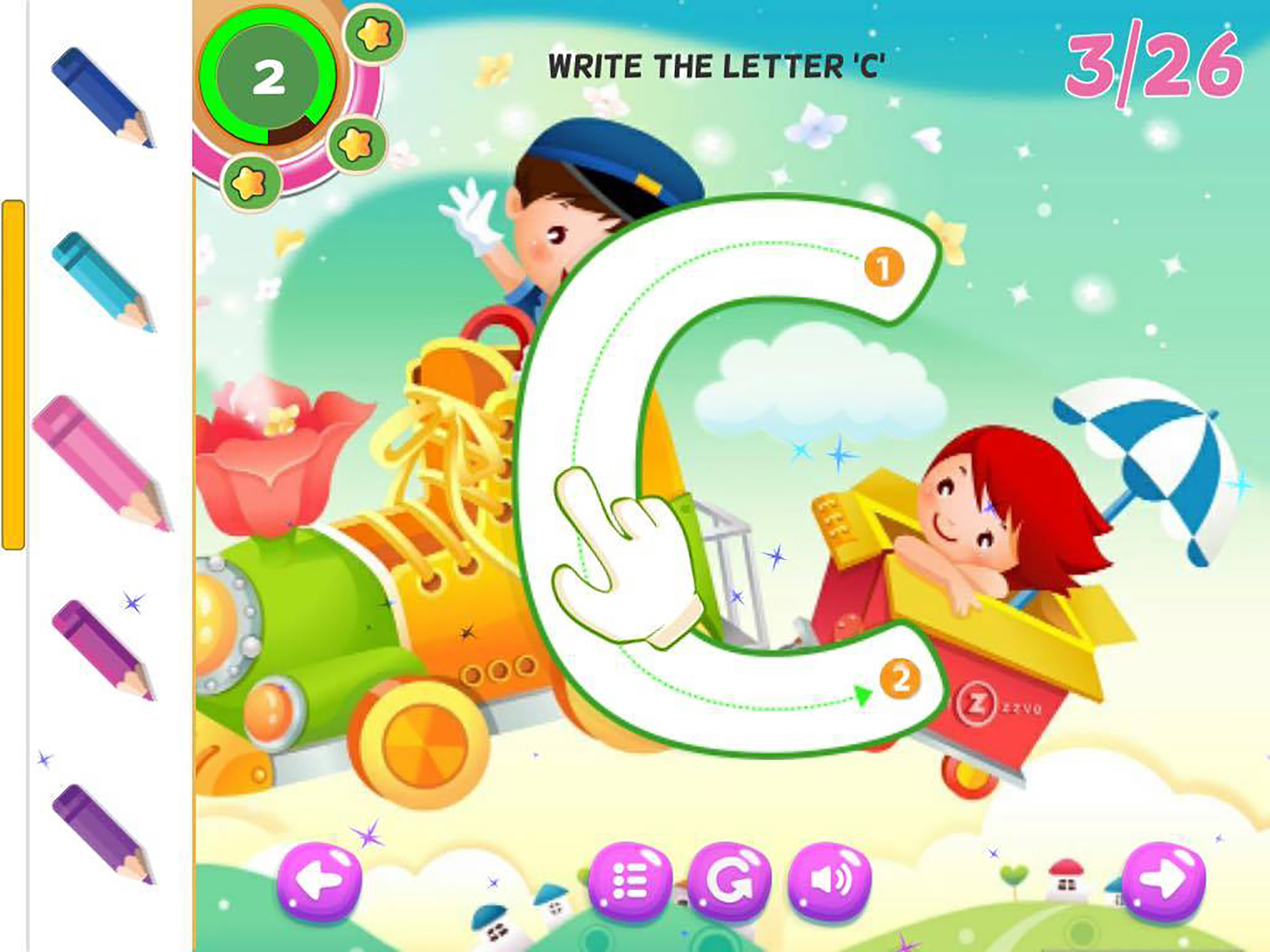 Kindergarten Alphabet Learning Letters Writing ABC screenshot 9